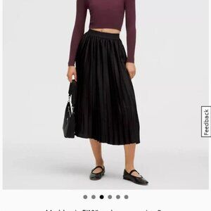 Brand new Lululemon Satin Pleated Midi Skirt